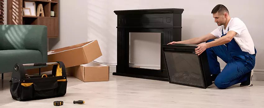 Old Rusted Metal Fireplace Repair And Replacement in Tuckahoe, NY