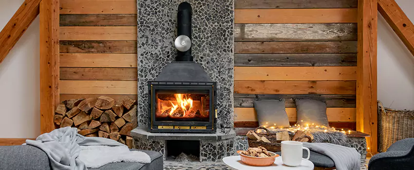 Thelin Hearth Products Direct Vent Gas Stove Fireplace Inspection in Tuckahoe, New York